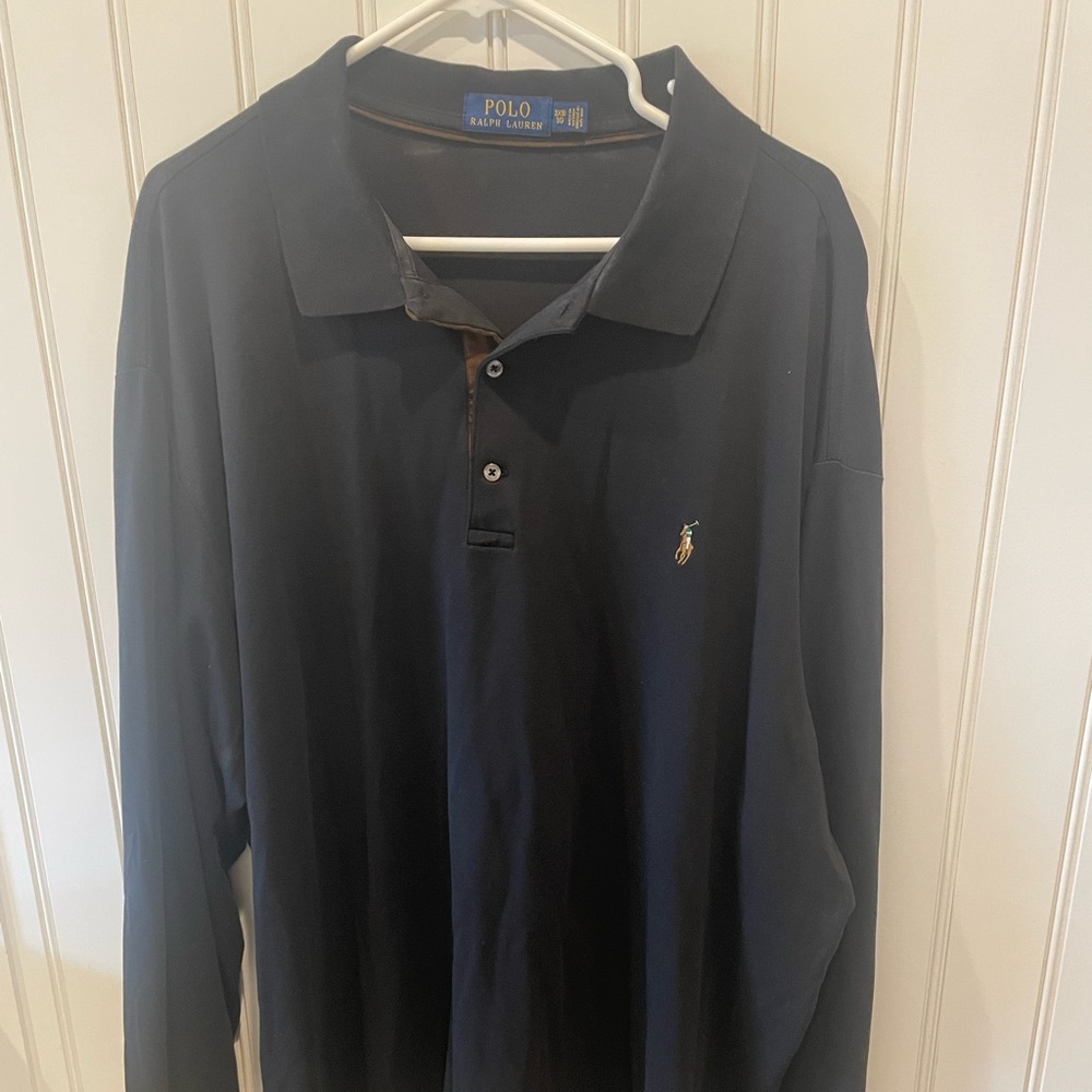 Ralph Lauren men’s long sleeve polo shirt. Size 3XB